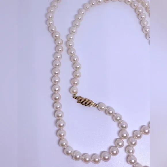 30” MIKIMOTO BLUE LAGOON PEARL NECKLACE 30” OMG WOWOWOWOWOWOW!!!!!!!!!! - Picture 5 of 12